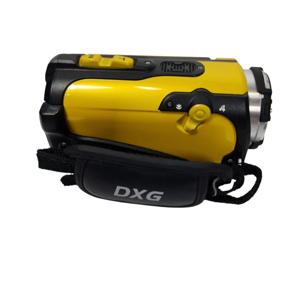 DXG DXG 5B1V HD Yellow High Definition Camcorder 1080p Waterproof